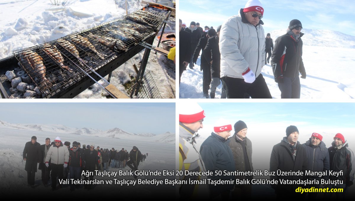 Eksi 20 Derecede Sıra Dışı Keyif: Donan Balık Gölü Üzerinde Mangal