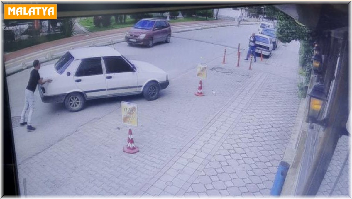 El frenini çekmeyi unuttu, esnafın dikkati kazayı önledi