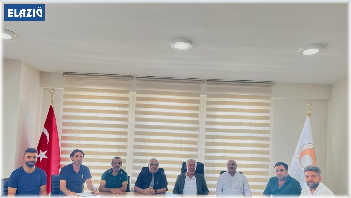 Elazığ Amatör Küme U16 ve U14 Ligi kura çekimi yapıldı