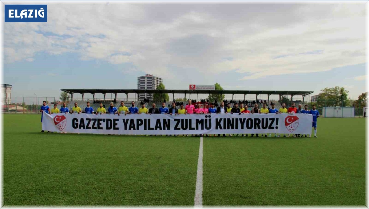 Elazığ amatöründen Gazze'ye destek