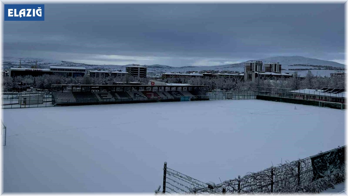 Elazığ amatörüne kar engeli