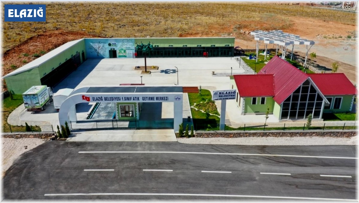 Elazığ Belediyesi 1. Sınıf Atık Getirme Merkezi hizmete sunuldu