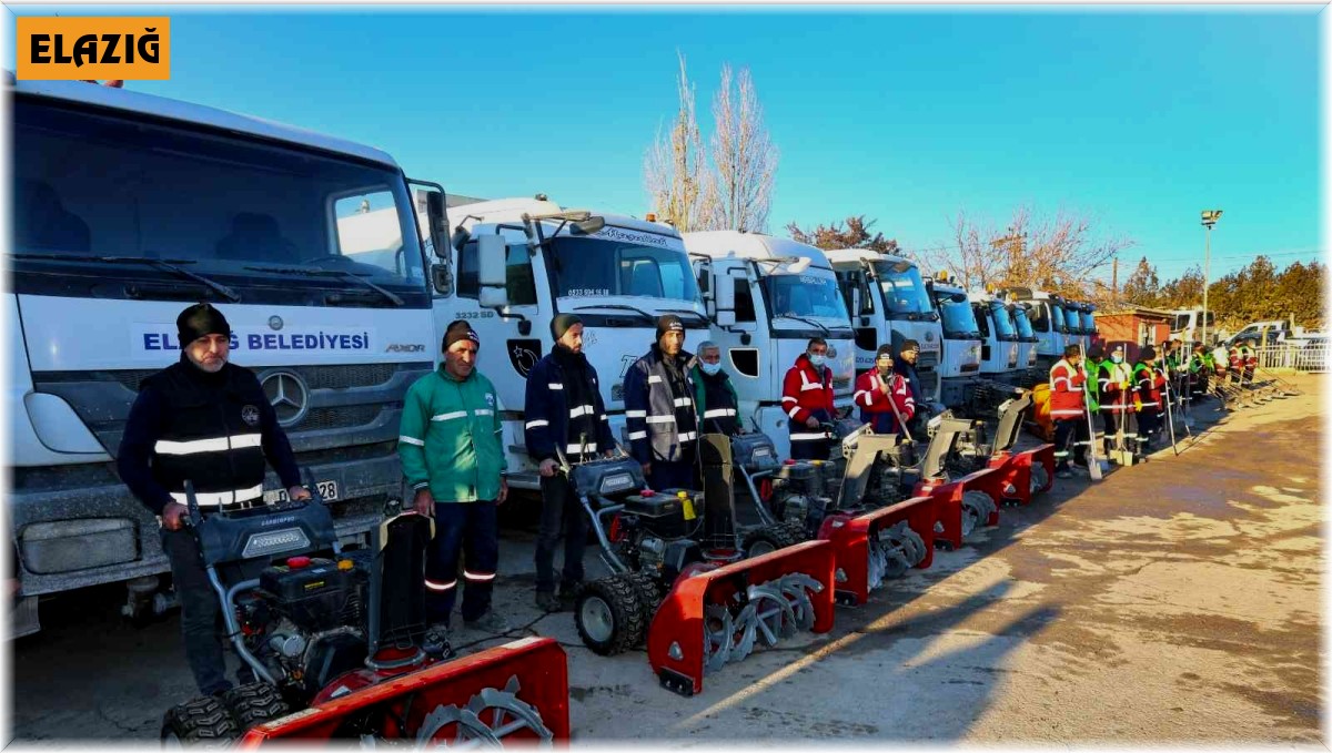 Elazığ Belediyesi kışa hazır