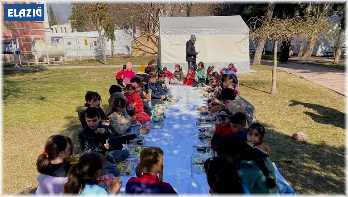 Elazığ Belediyesi'nden depremzede çocuklara yönelik piknik