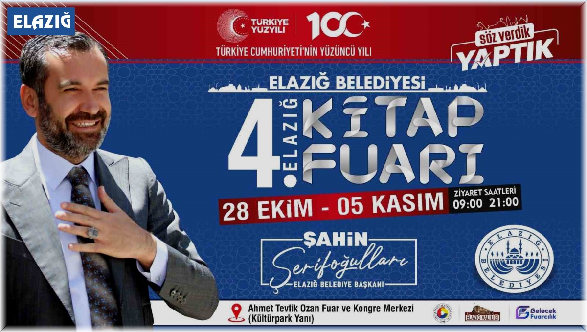 Elazığ Belediyesi tarafından 4. Kitap Fuarı düzenlenecek