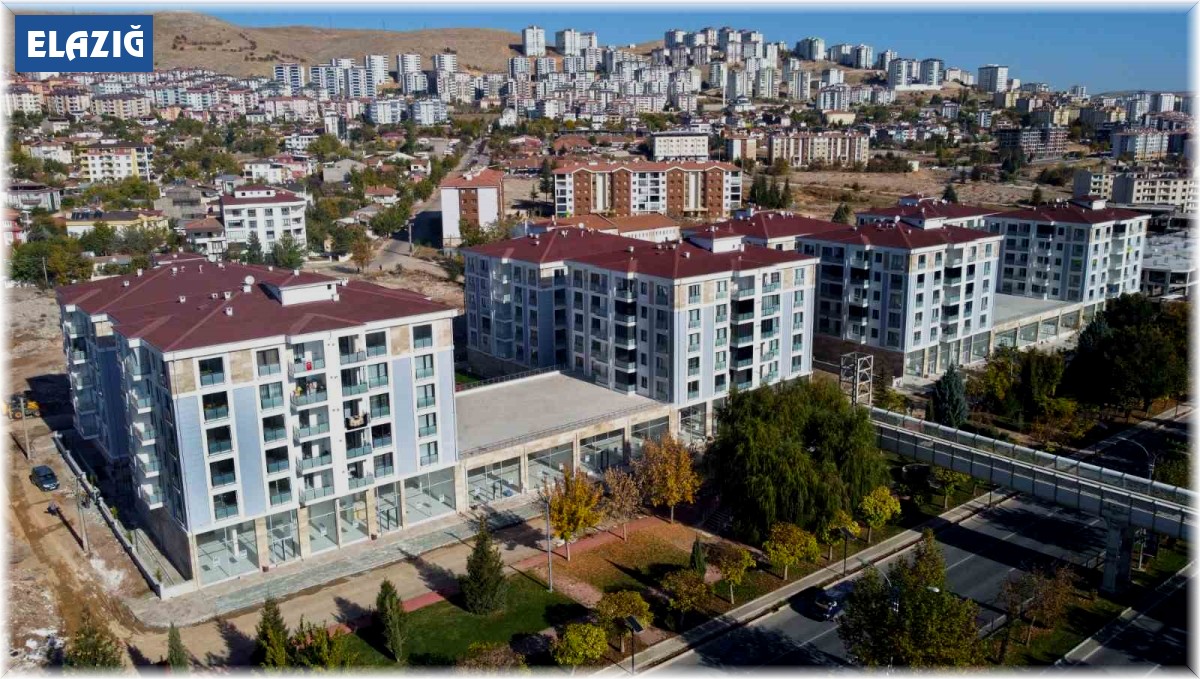 Elazığ Belediyesi tarafından inşa edilen kentsel dönüşüm konutları tamamlandı