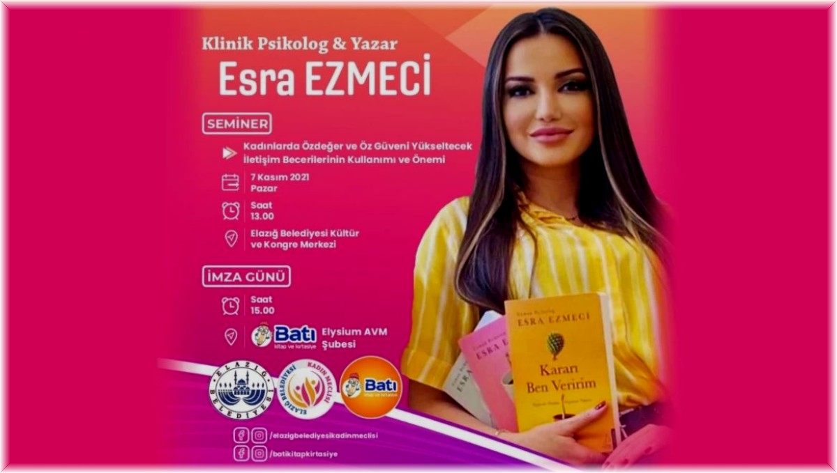 Elazığ Belediyesi, yazar, şair ve sanatçıları vatandaşlarla buluşturuyor