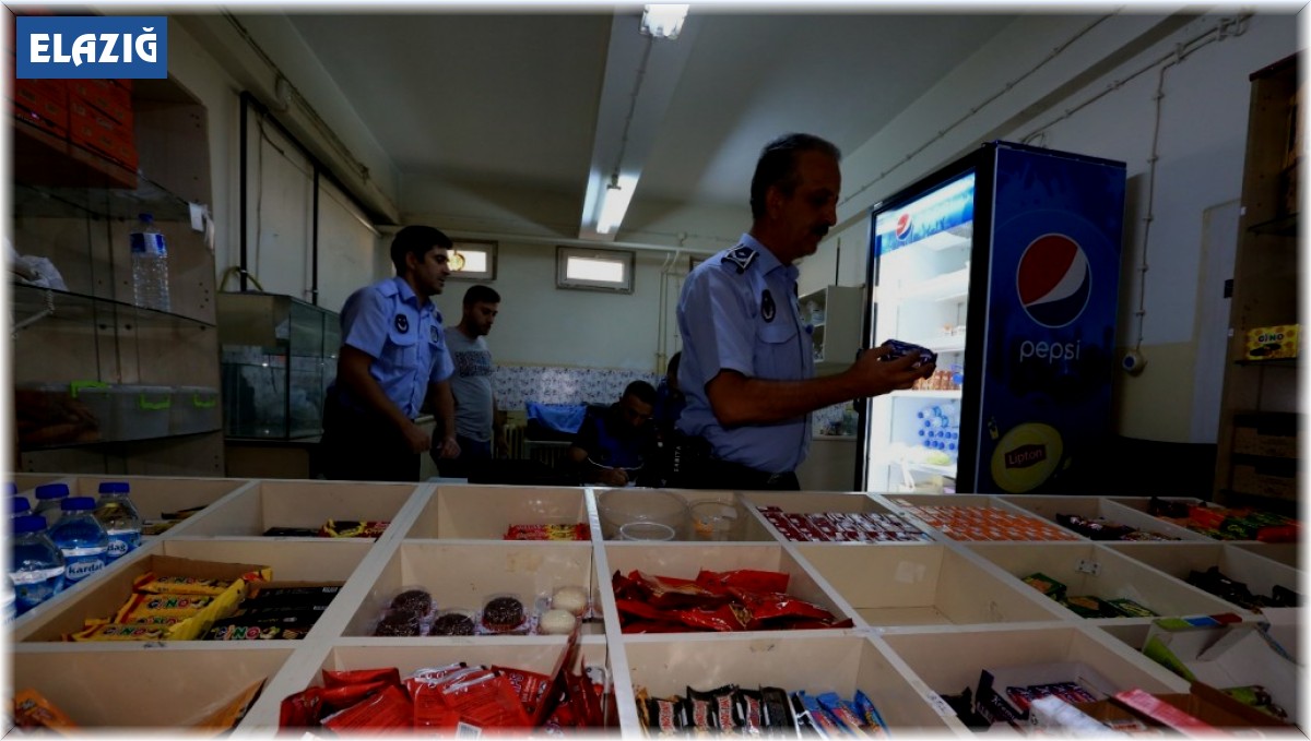 Elazığ Belediyesinden okul kantinlerine denetim