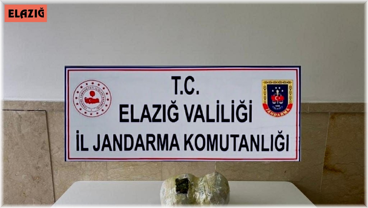 Elazığ'da 1 kilo 700 gram uyuşturucu madde ele geçirildi