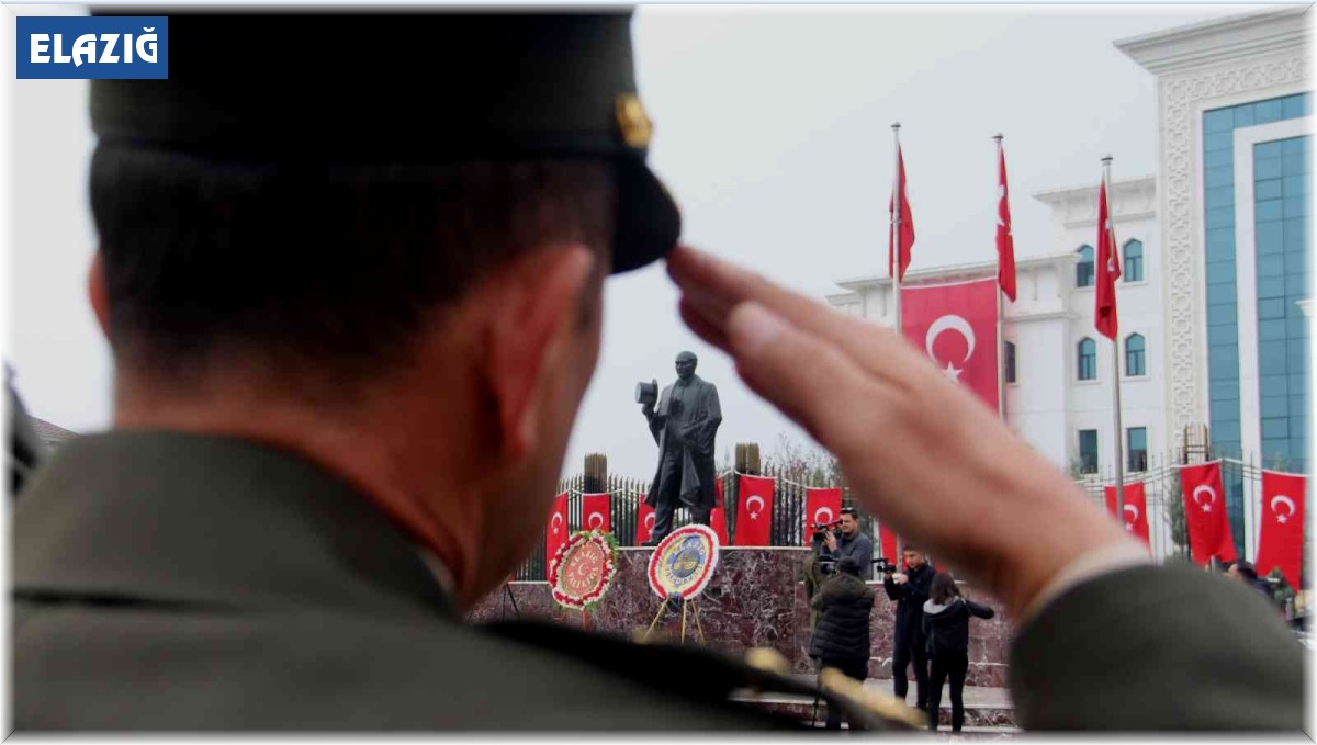 Elazığ'da 10 Kasım Atatürk'ü Anma Günü töreni
