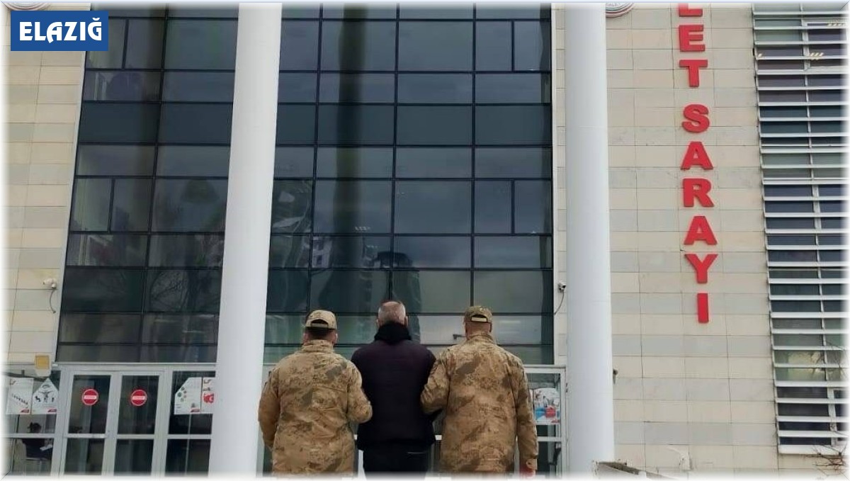 Elazığ'da 10 yıl kesinleşmiş hapis cezası bulunan firari yakalandı