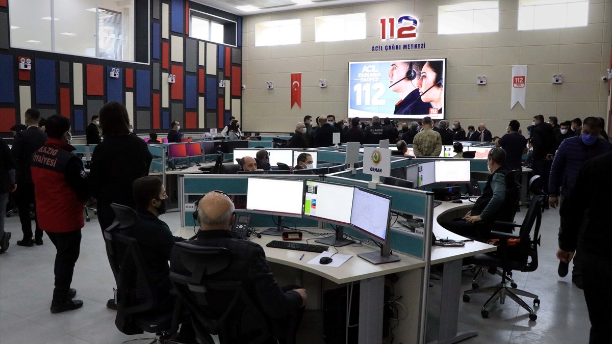 Elazığ'da '112 Acil Çağrı Merkezi' hizmete girdi