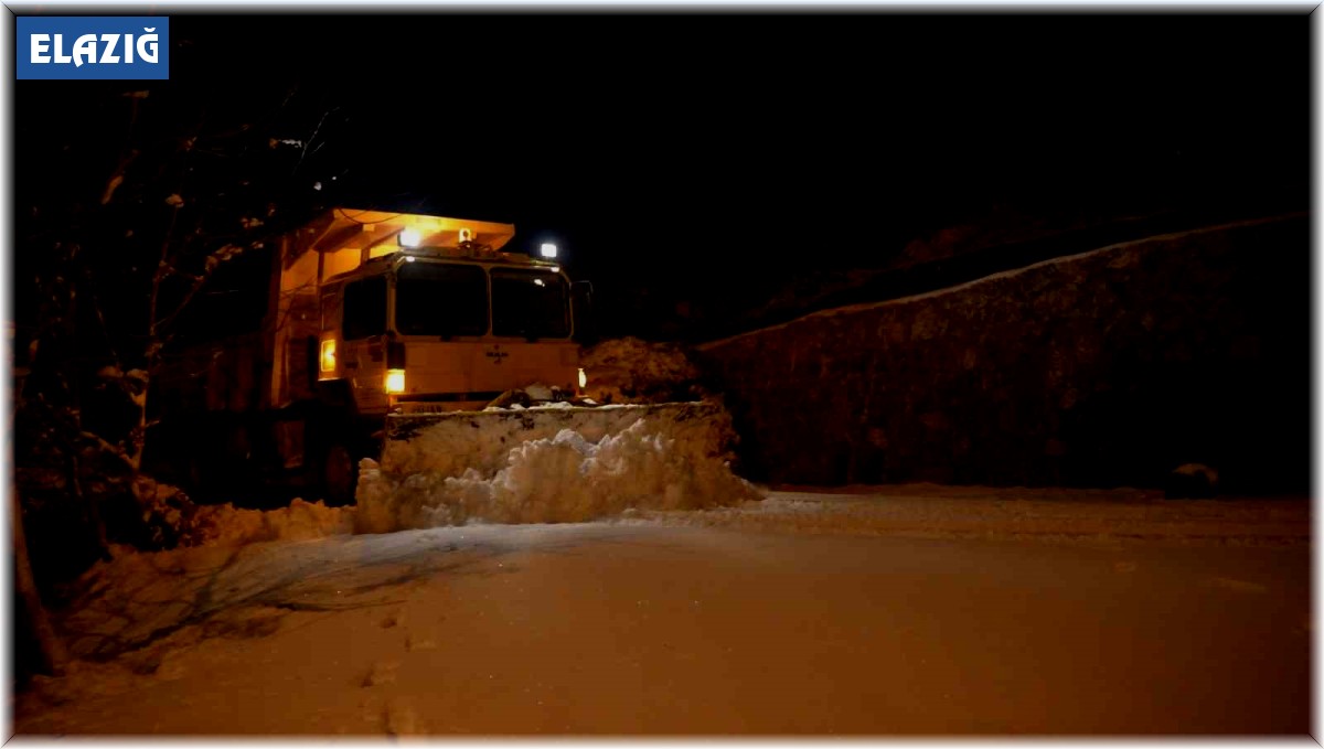 Elazığ'da 124 köy yolu ulaşıma kapandı