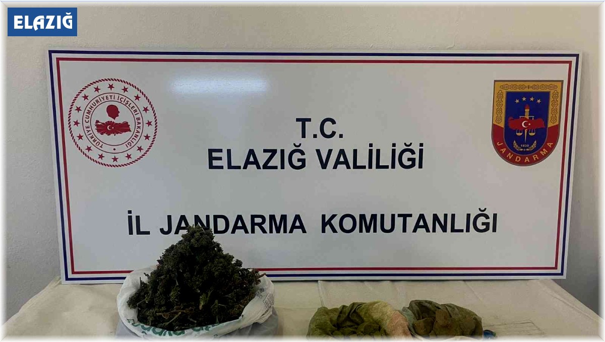 Elazığ'da 1,5 kilo esrar ele geçirildi: 2 gözaltı