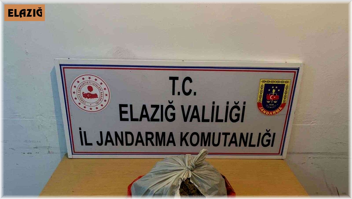 Elazığ'da 1,5 kilo esrar ele geçirildi: 2 gözaltı