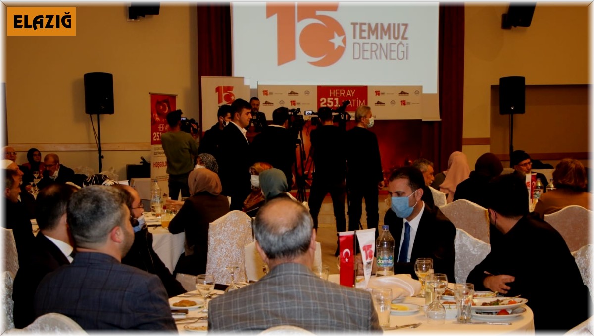 Elazığ'da 15 Temmuz Derneği üyeleri şehit aileleriyle bir araya geldi