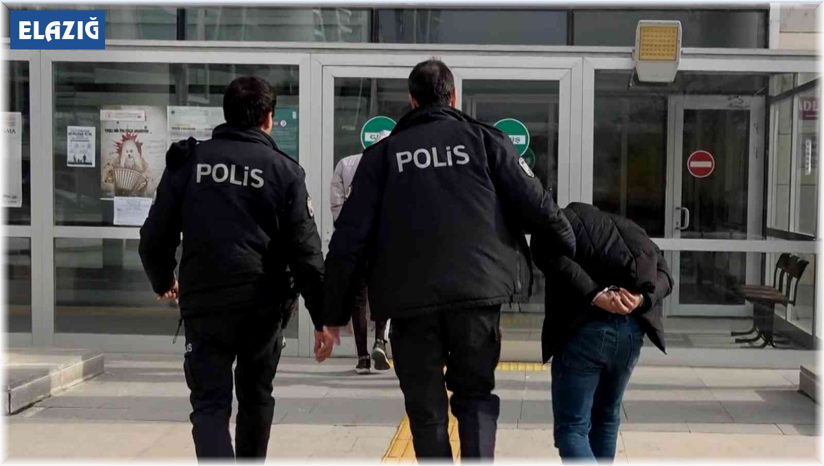 Elazığ'da 156 bin liralık malzeme çalan 2 şüpheli yakalandı