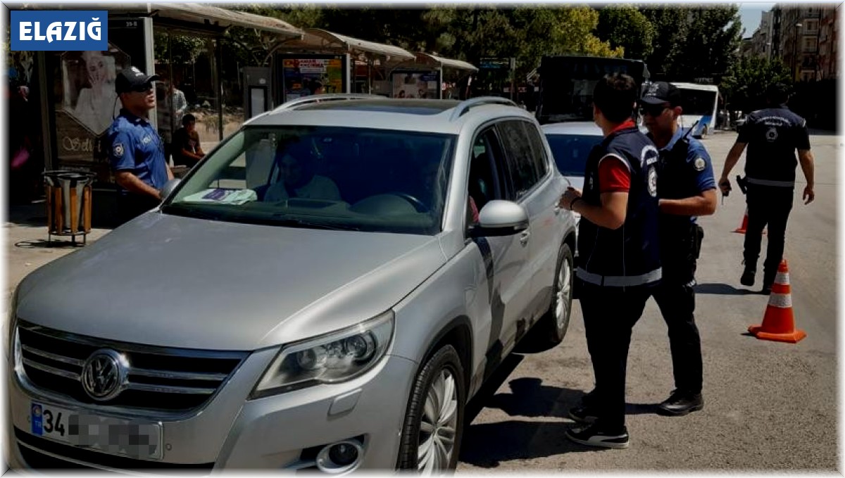 Elazığ'da 1698 şahıs sorgulandı, 5 şüpheli yakalandı
