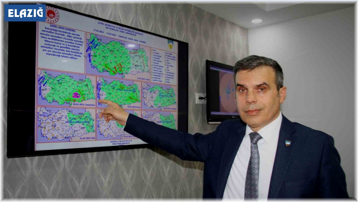 Elazığ'da 2 günde metrekareye 89.2 kilogram yağış düştü