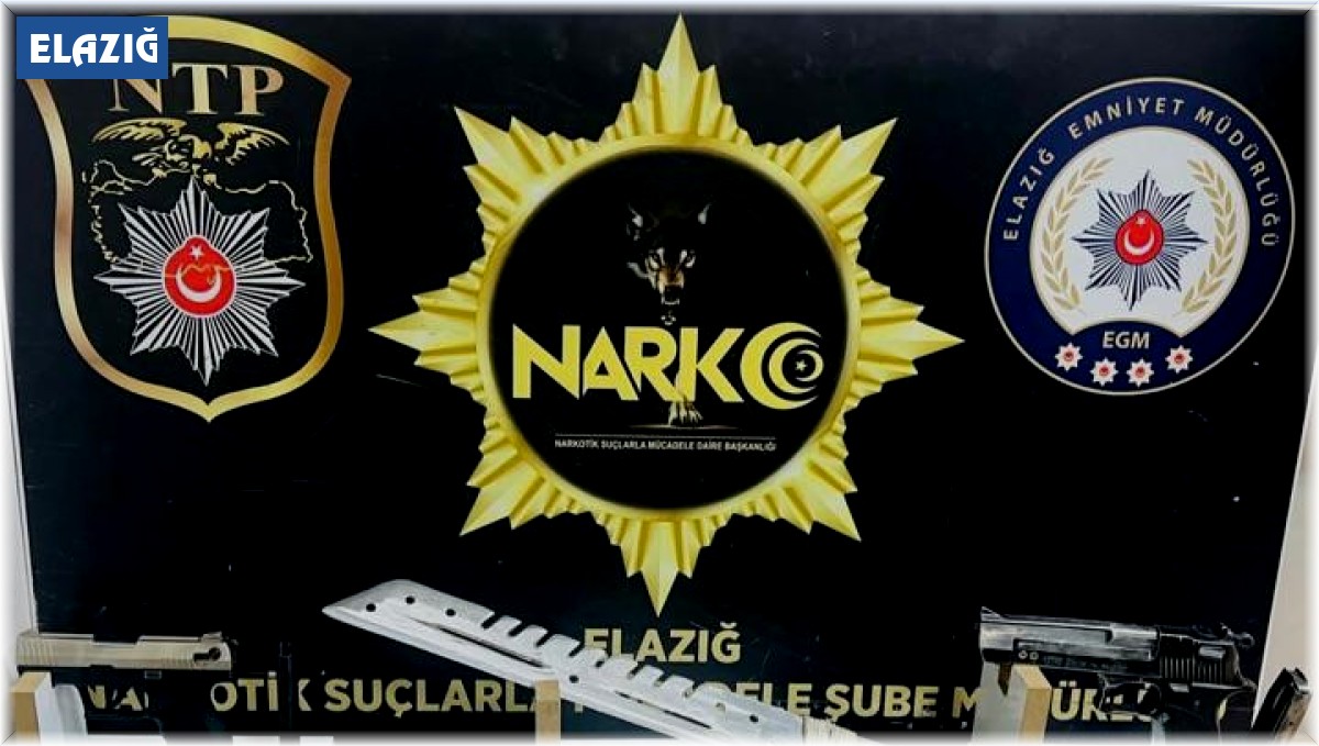 Elazığ'da 2 uyuşturucu taciri yakalandı