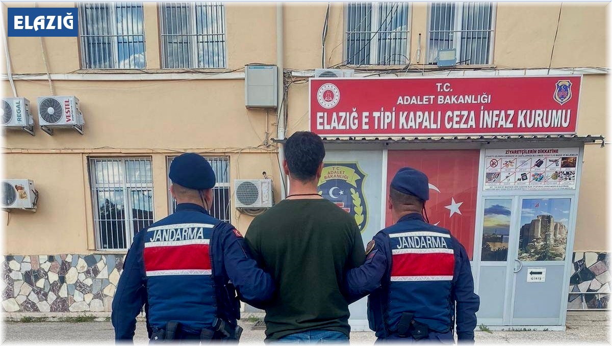 Elazığ'da 20 yıl kesinleşmiş hapis cezası bulunan zanlı yakalandı