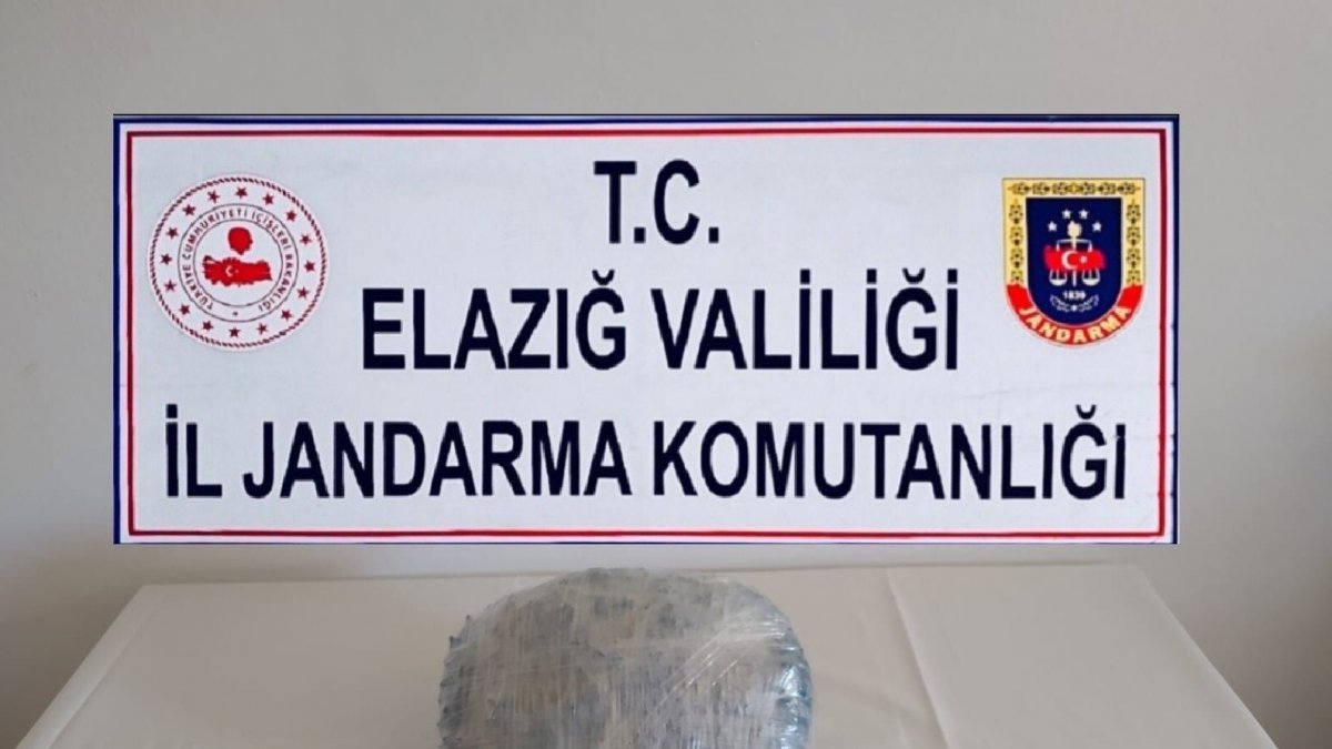 Elazığ'da 2,5 kilo esrar ele geçirildi