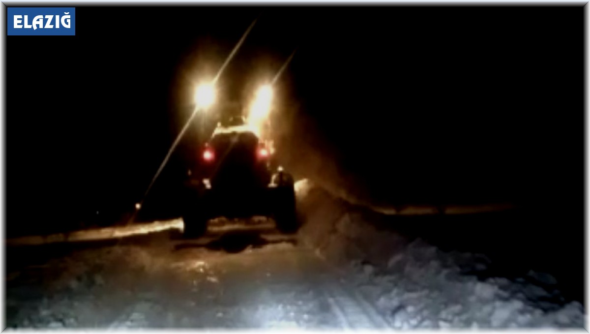 Elazığ'da 283 köy yolu ulaşıma kapandı