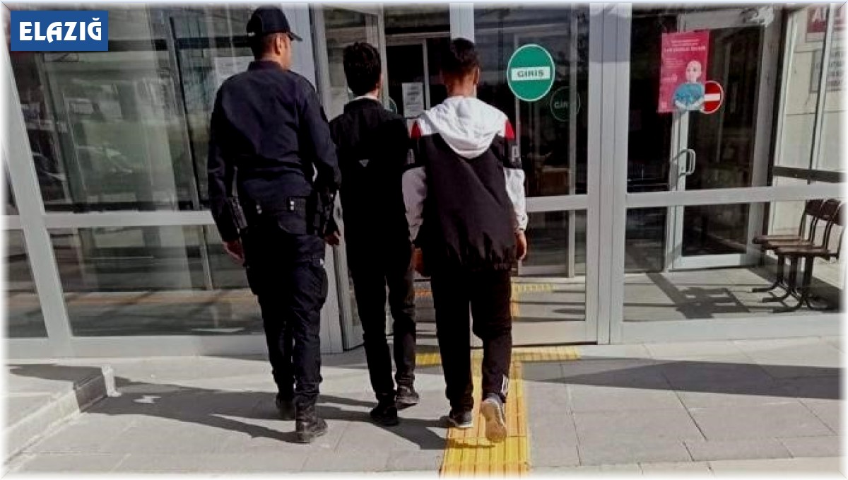 Elazığ'da 3 şüpheli tutuklandı