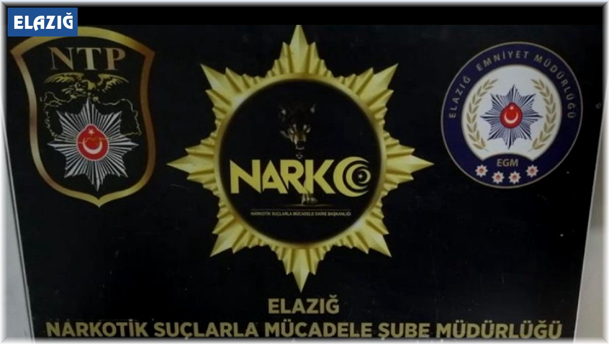 Elazığ'da 3 uyuşturucu taciri yakalandı