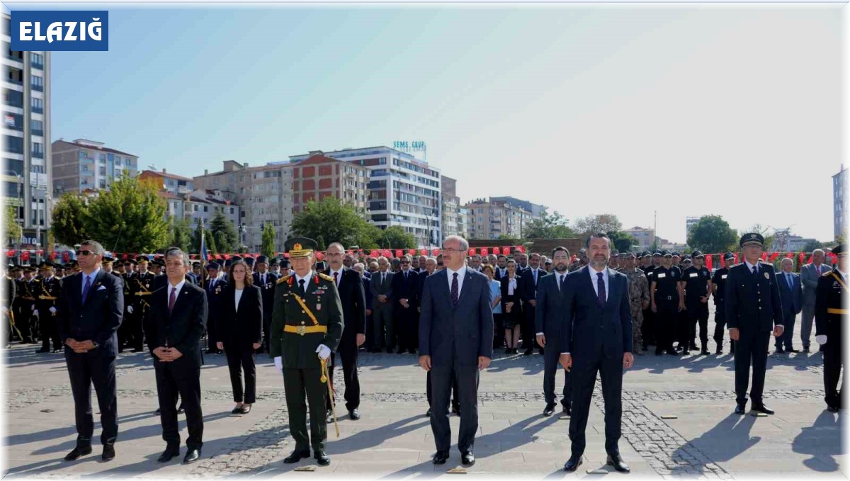 Elazığ'da 30 Ağustos Zafer Bayramı kutlamaları
