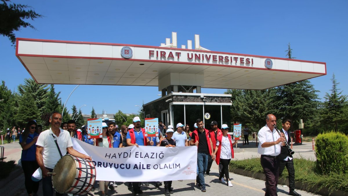 Elazığ'da 30 Haziran Koruyucu Aile Günü yürüyüşü düzenlendi