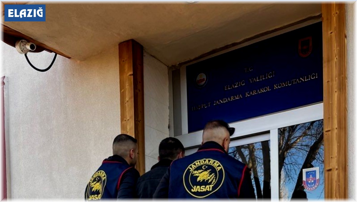 Elazığ'da 33 yıl kesinleşmiş hapis cezası bulunan şahıs yakalandı