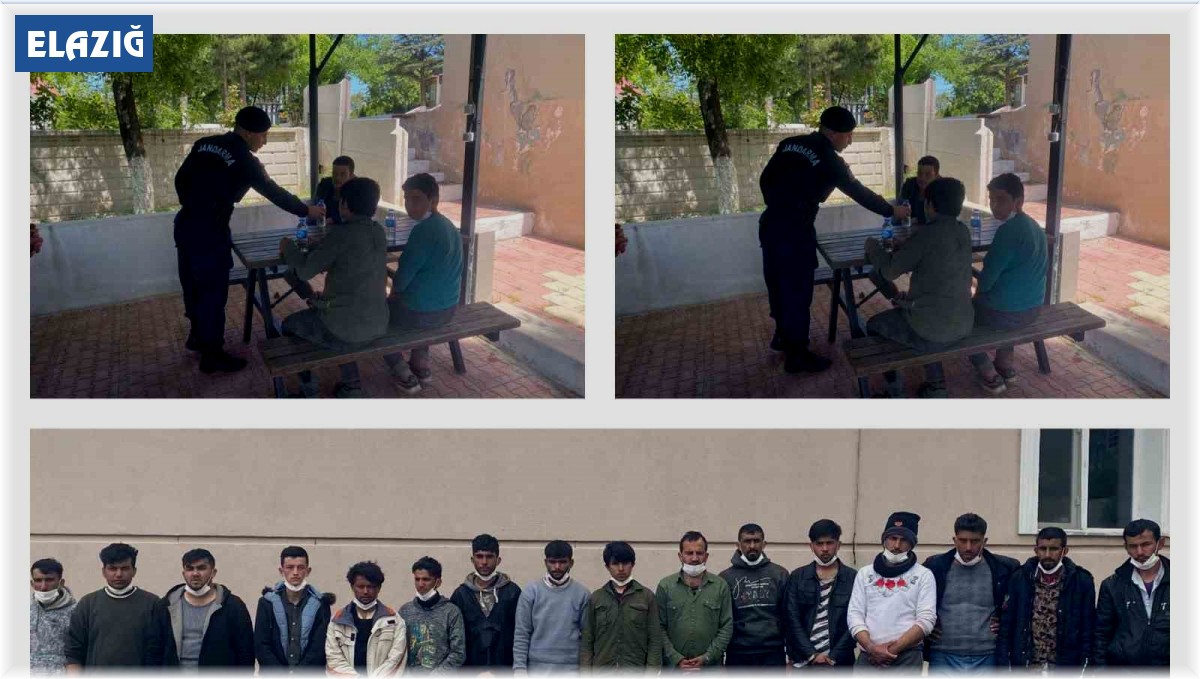 Elazığ'da 35 düzensiz göçmen yakalandı