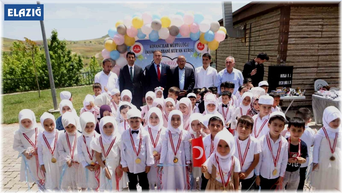 Elazığ'da 4-6 yaş Kur'an kursları kapanış programı düzenlendi
