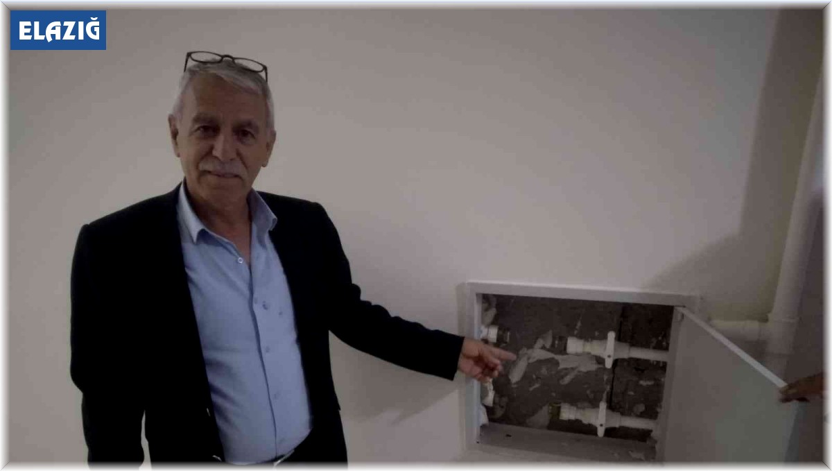 Elazığ'da 4 dairenin su sayacı çalındı, site yöneticinin tepkisi şaşırttı