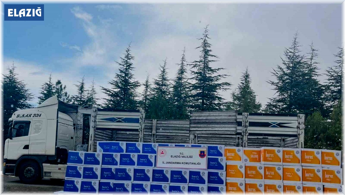 Elazığ'da 4 milyon kaçak makaron ele geçirildi