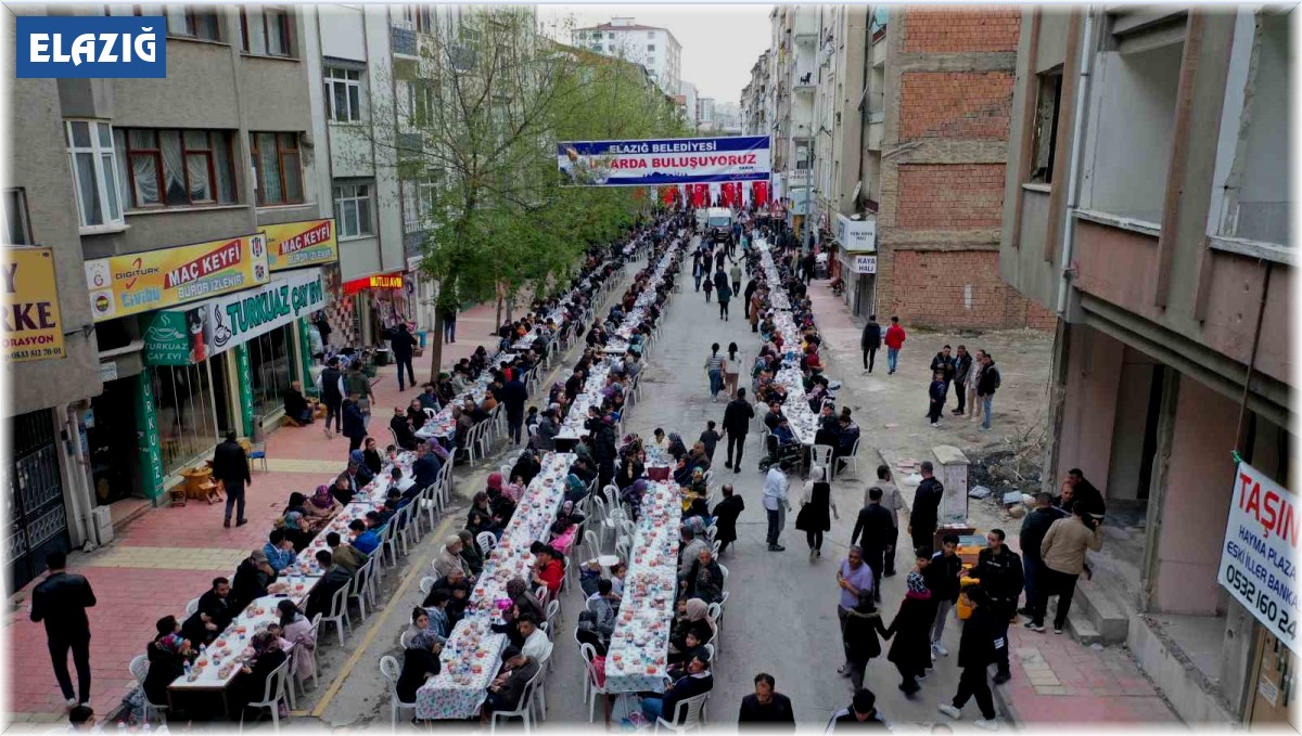 Elazığ'da 5 bin vatandaşın katılımıyla iftar programı düzenlendi