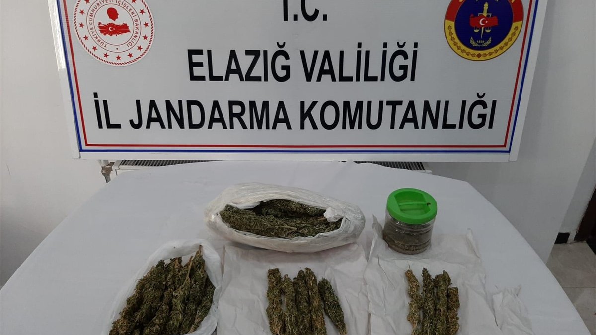 Elazığ'da 5 kilo 125 gram esrar ele geçirildi