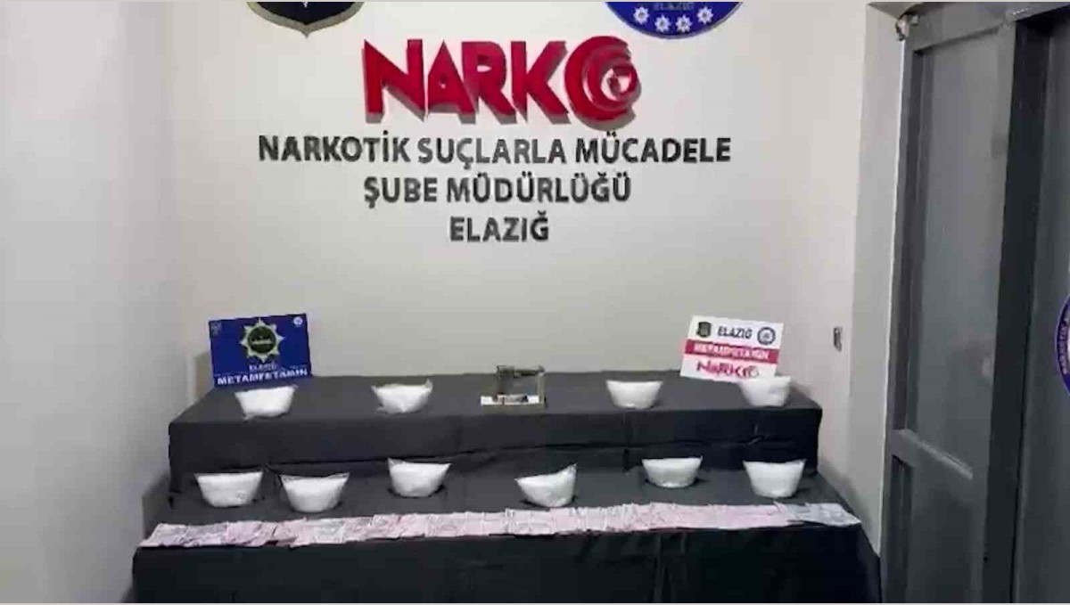 Elazığ'da 5 kilo uyuşturucu ele geçirildi: 2 tutuklama