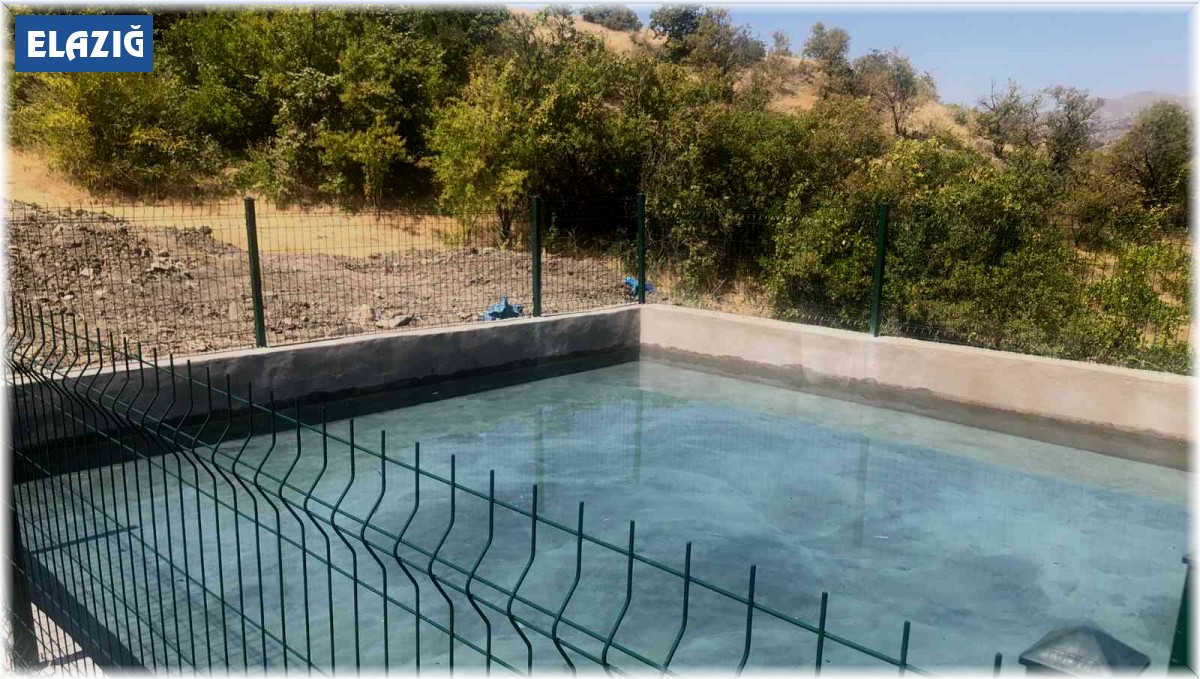 Elazığ'da 5 köyde sulanabilir alan bin 500 dekara çıkarıldı