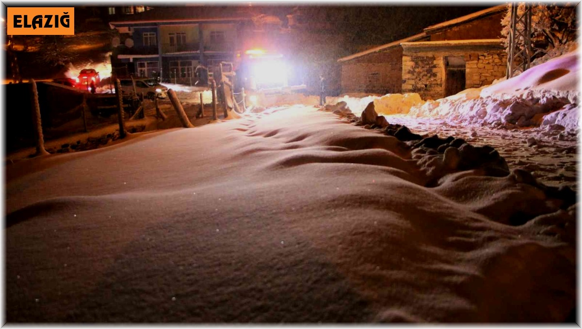 Elazığ'da 531 köy yolu kar nedeniyle ulaşıma kapandı