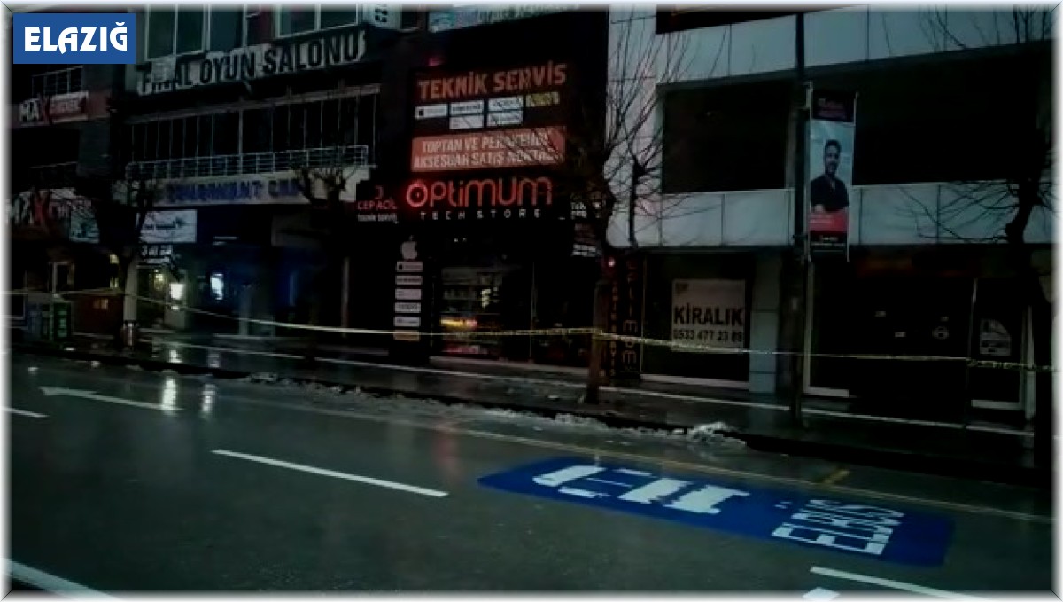 Elazığ'da 6 bina tahliye edildi