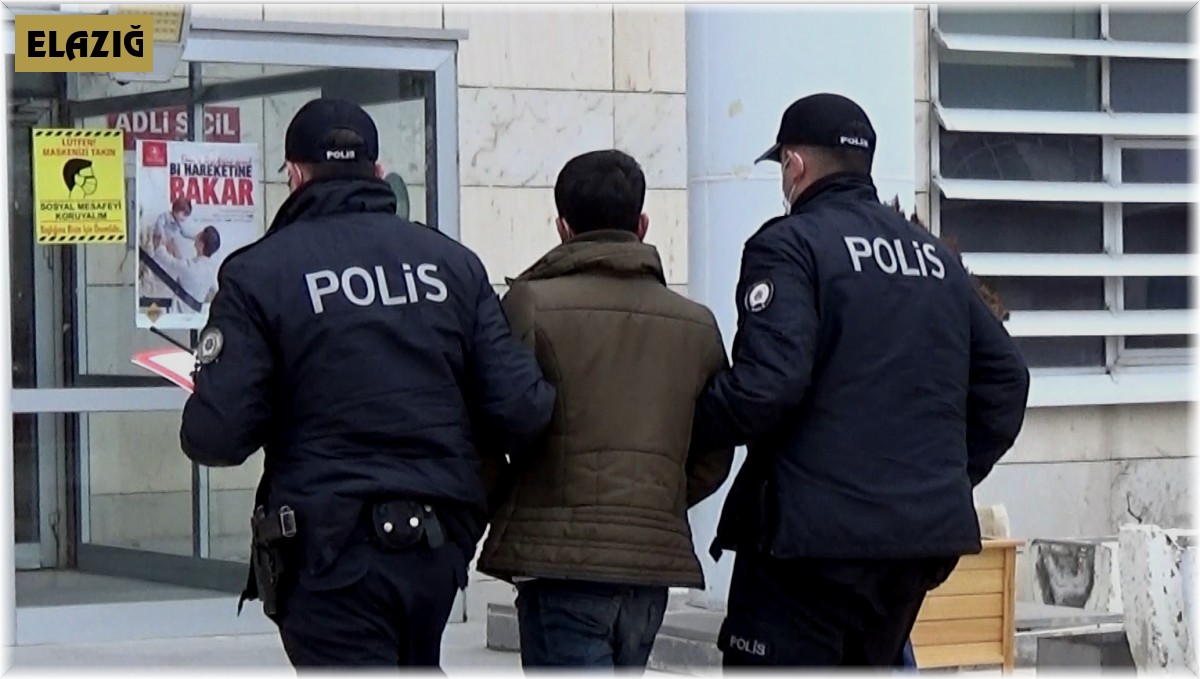 Elazığ'da 7 iş yeri ve bir aracın camını kırıp hırsızlık yapan şüpheli yakalandı