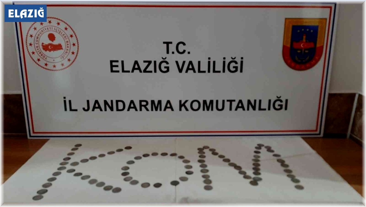 Elazığ'da 80 adet gümüş sikke ele geçirildi
