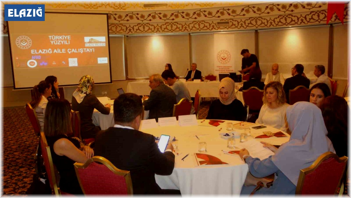 Elazığ'da 'Aile Çalıştayı' düzenlendi