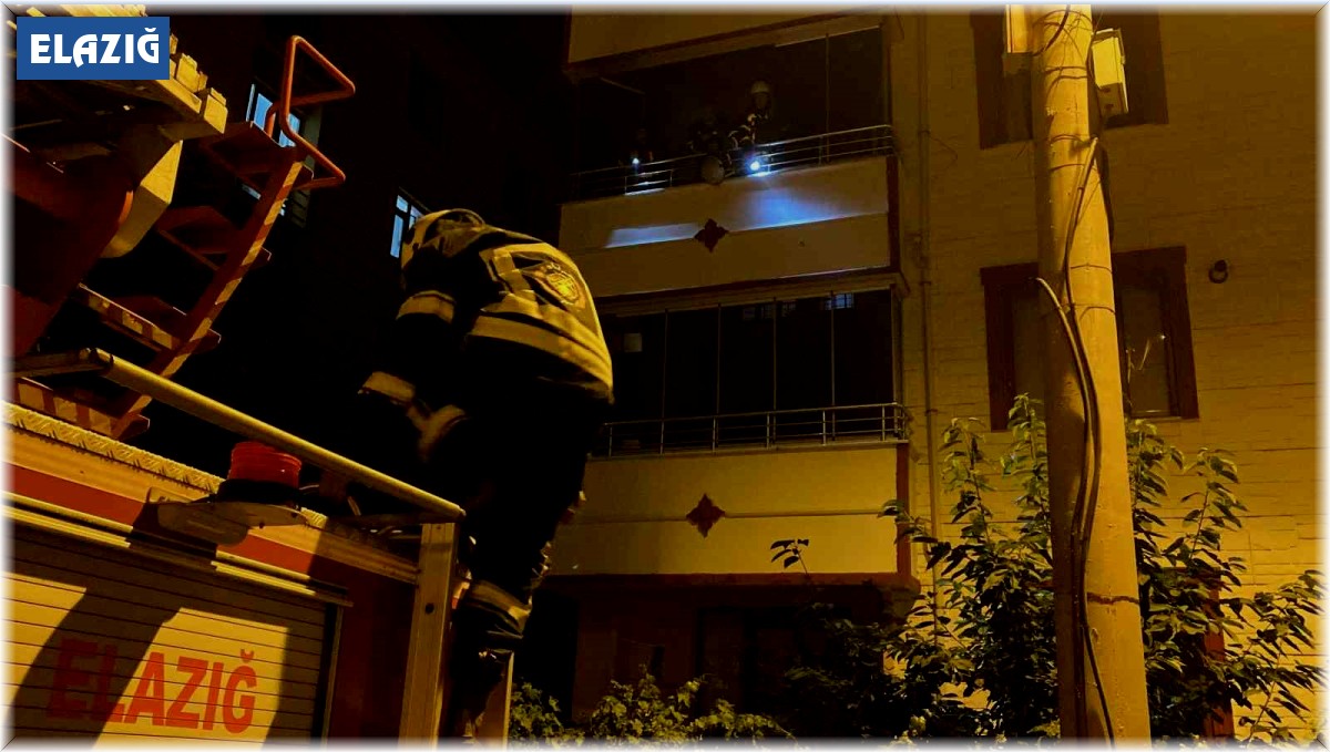 Elazığ'da alkollü şahıs evi yaktı