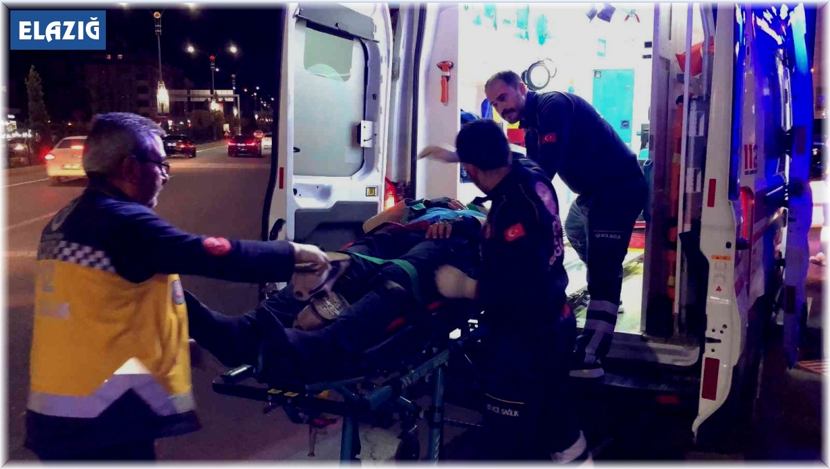 Elazığ'da aracın çarptığı bisikletli yaralandı