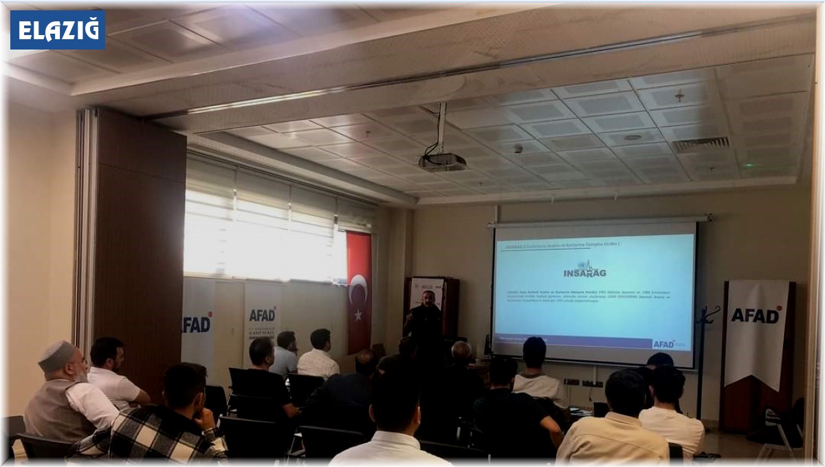 Elazığ'da arama-kurtarma ekibi eğitimleri başladı