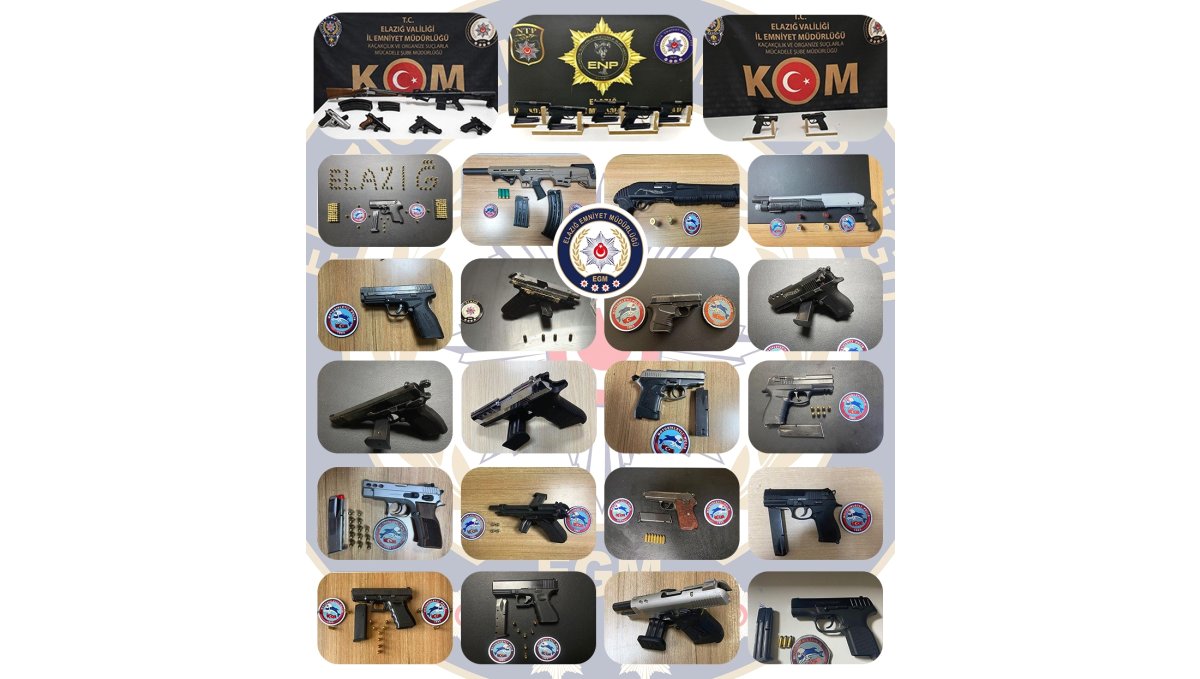 Elazığ'da aranan 124 şüpheli yakalandı
