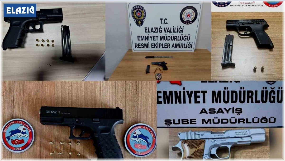 Elazığ'da aranan 9 şüpheli yakalandı